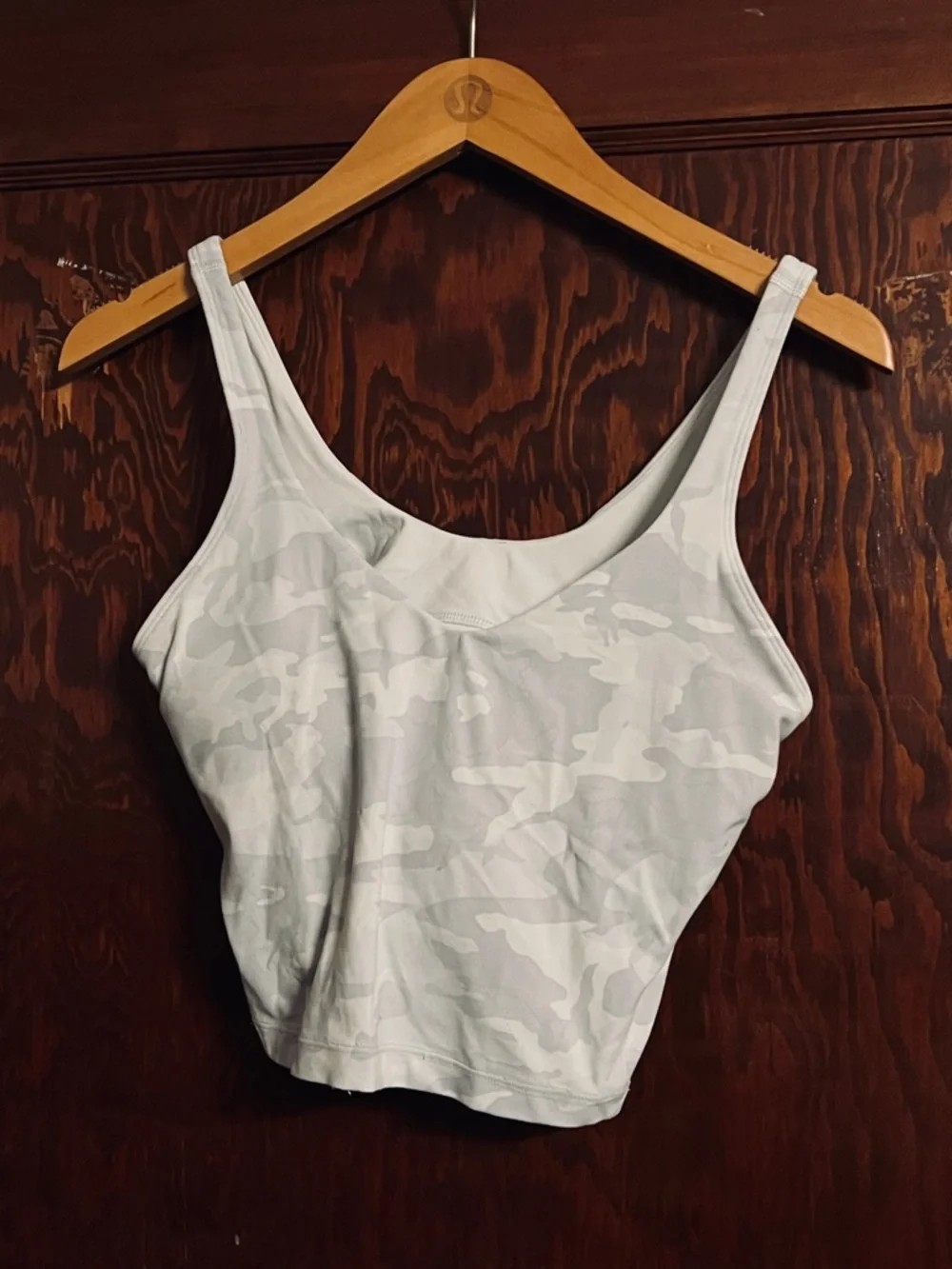 $58 Lululemon Align Tank Incognito Camo Alpine White Multi